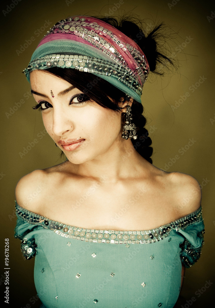 sexy indian girl Stock Photo | Adobe Stock