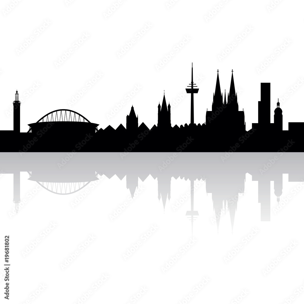 Naklejka premium Köln - Panorama