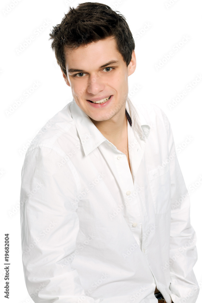 Portrait of smiling handsome man Portrait of smiling handsome man