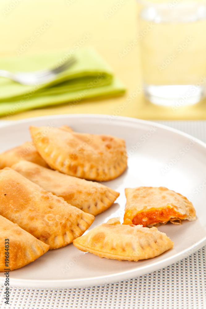 tasty tuna patty with tomato and pepper tasty tuna patty with tomato and pepper