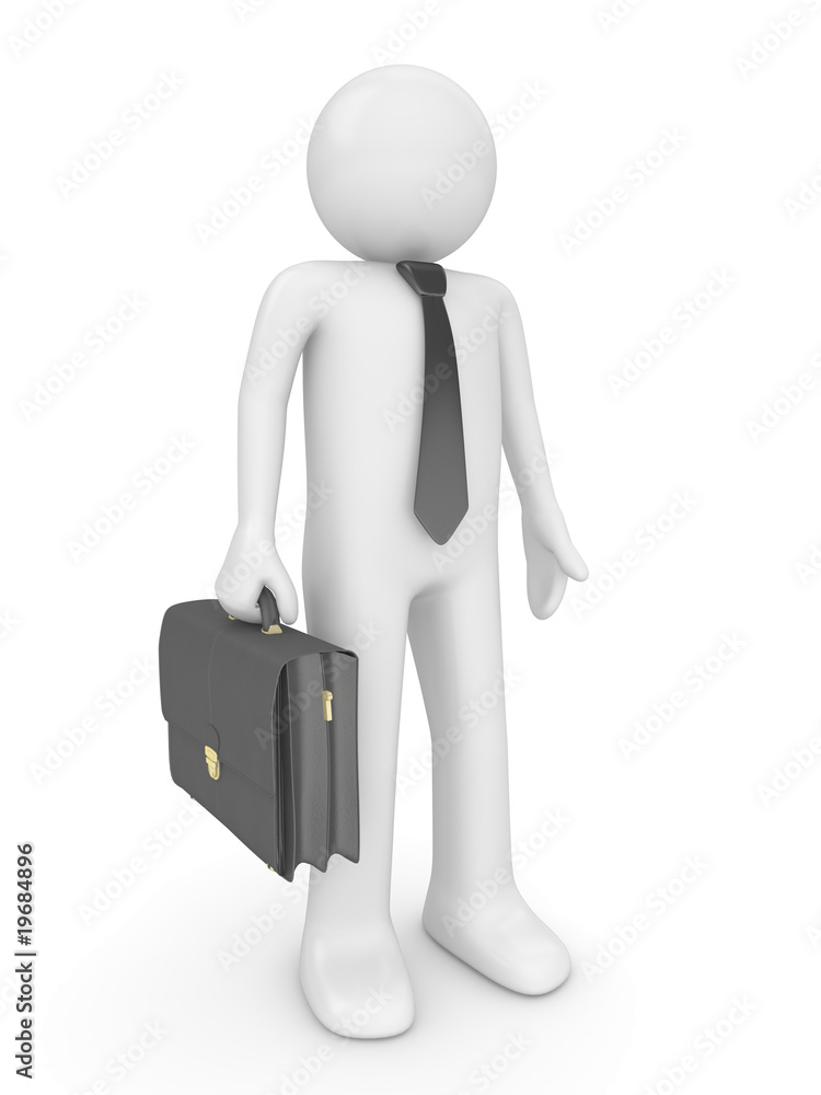 Man with briefcase 2 Man with briefcase 2