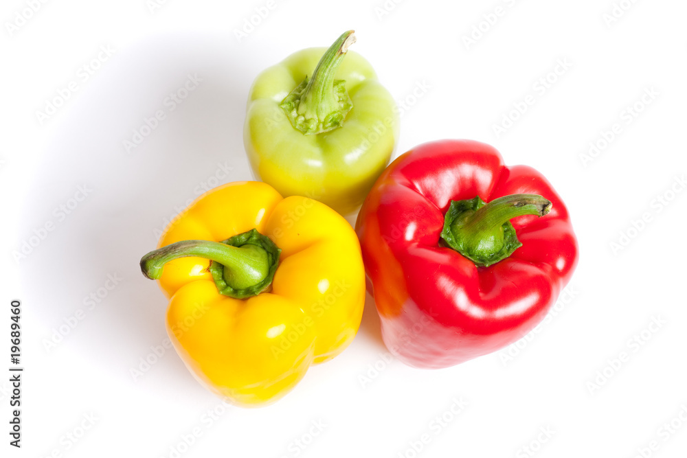 Various colored peppers Various colored peppers