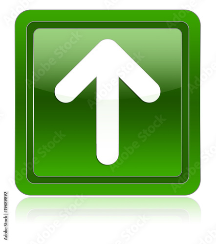 Arrow up green icon