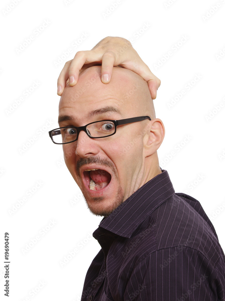 Hand auf Kopf Hand auf Kopf