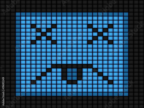 Computer virus illustration