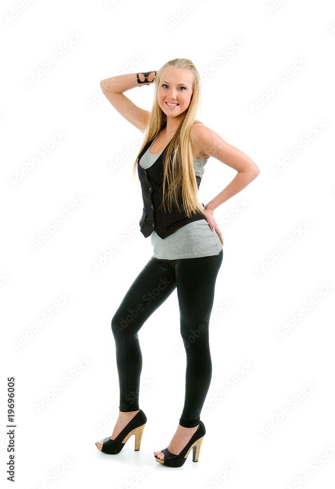 Young graceful teenage girl Young graceful teenage girl