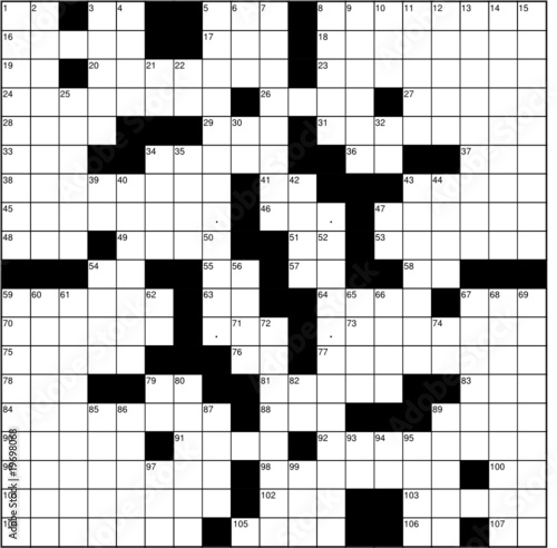 Blank background crossword vector