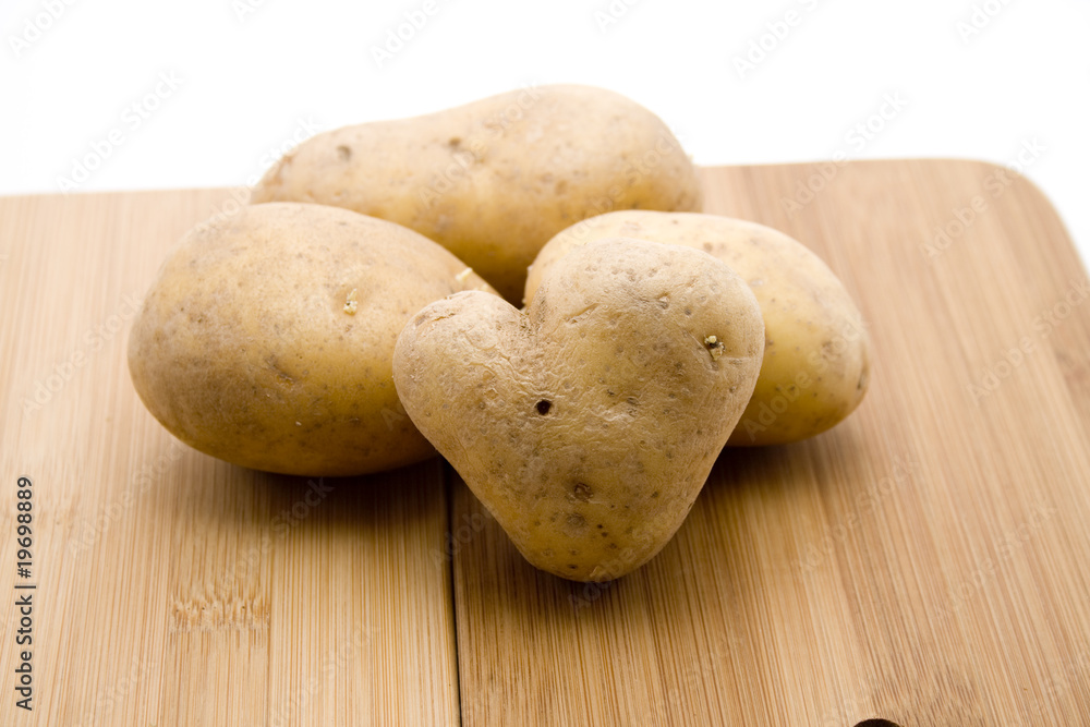 Kartoffel mit Herzform