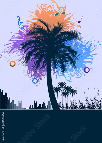 Beachparty blau