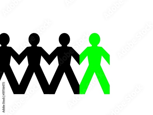 Group Man Green