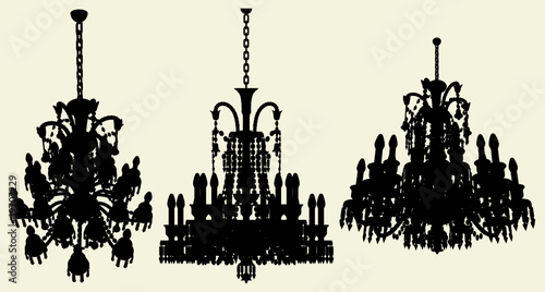 Luster Chandelier Vector 17