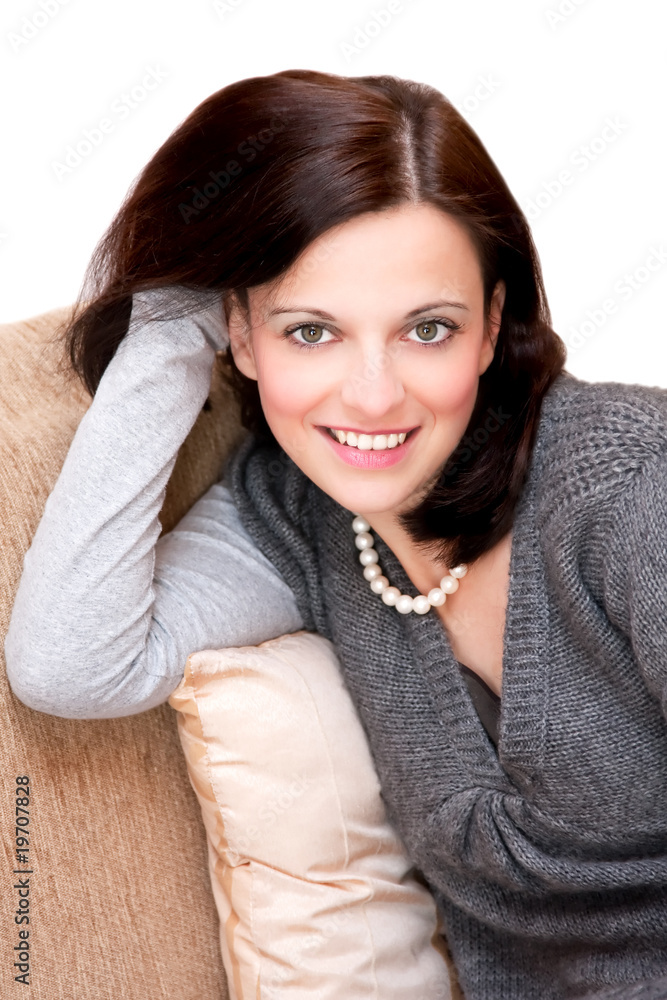 Portriat of a beautiful brunette Portriat of a beautiful brunette