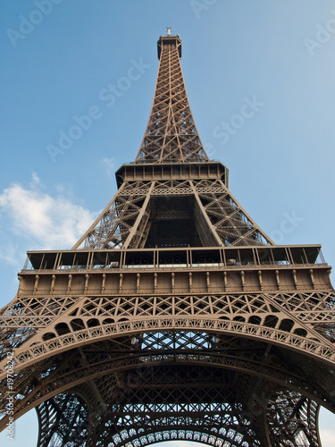 The Eiffel Tower in Paris France.