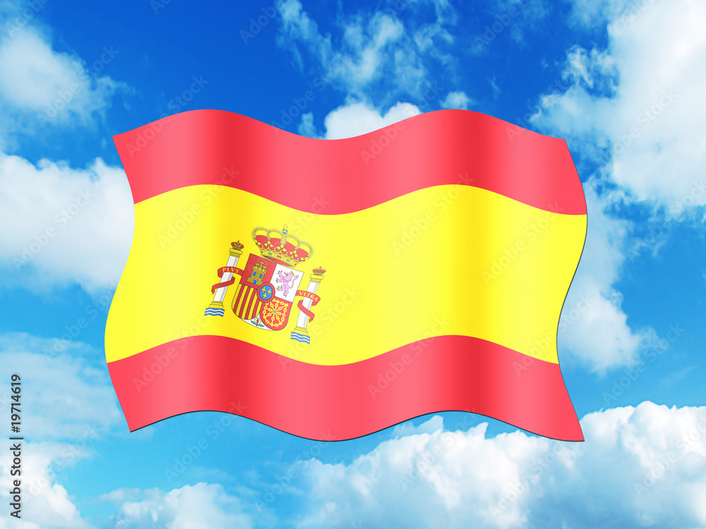 Obraz premium bandeira de Espanha