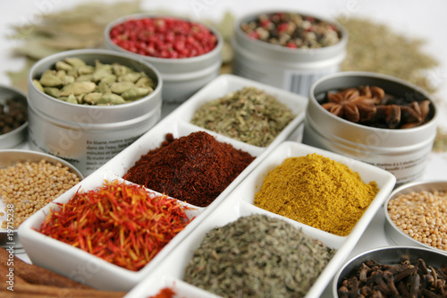 Variety of spices