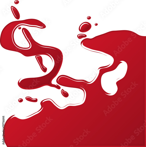 Styled blood money text