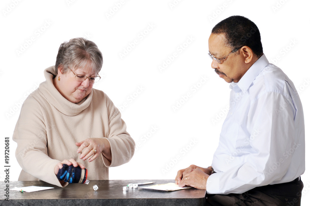 Fototapeta premium Senior Game Players