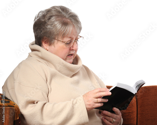 Obraz na plátne Senior Reading