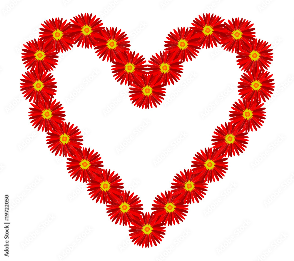 Amour Coeur. Coeur Décoratif Avec Beaucoup De Coeurs De Nacre . Vector  Illustration Pour Souhaits Clip Art Libres De Droits, Svg, Vecteurs Et  Illustration. Image 93792006