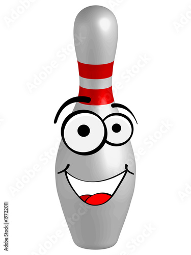 bowling pins vector illustration