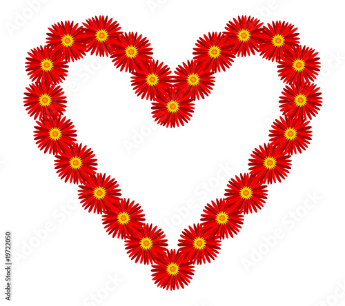 Coeur (Je t'aime Fleurs Déclaration Amour Saint Valentin Cœur)