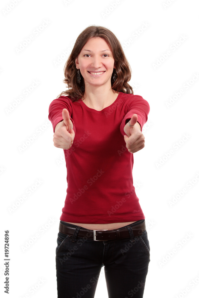 Happy casual student Happy casual student