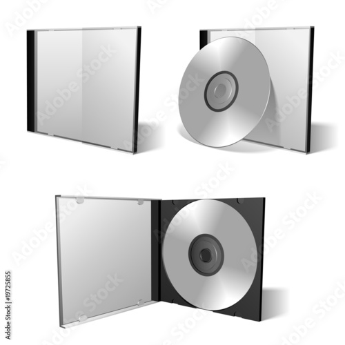 Сd boxes and cds.