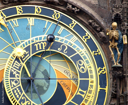 astronomical clock closeup