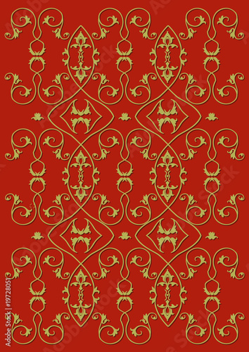 Hintergrund Floral rot