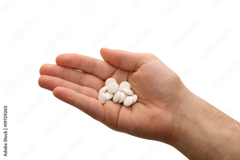 medicine on the hand medicine on the hand
