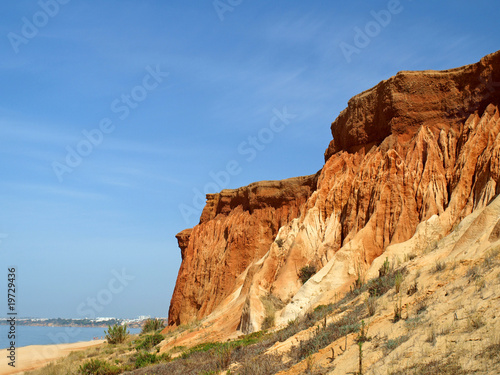 Küste bei Albufeira in Portugal, Algarve