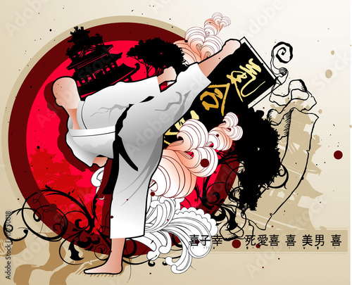 Karate vector