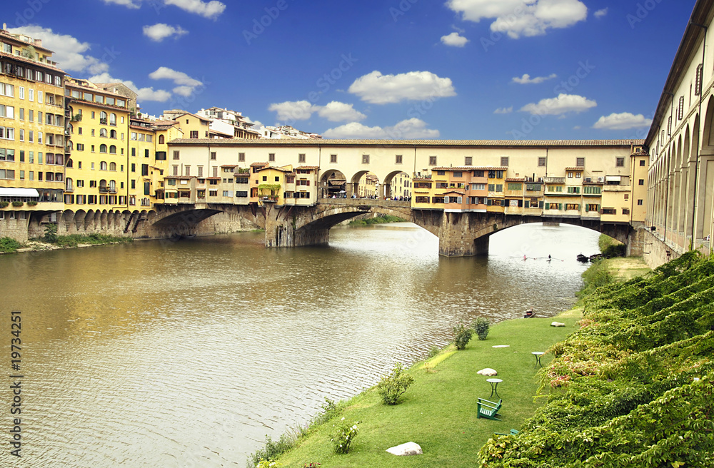 Obraz premium Sunset over Ponte Vecchio