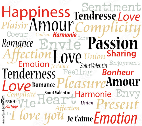 Mots d'amour VF & VA