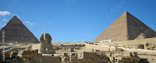 Sphinx and Pyramids