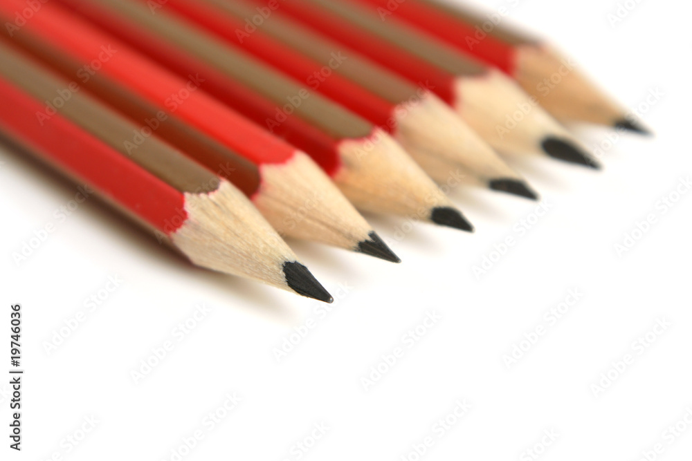 Fototapeta premium Six pencils