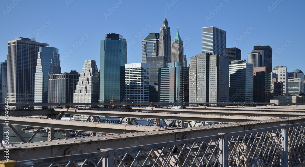 Manhattan Financial Center and Brooklyn Bridge