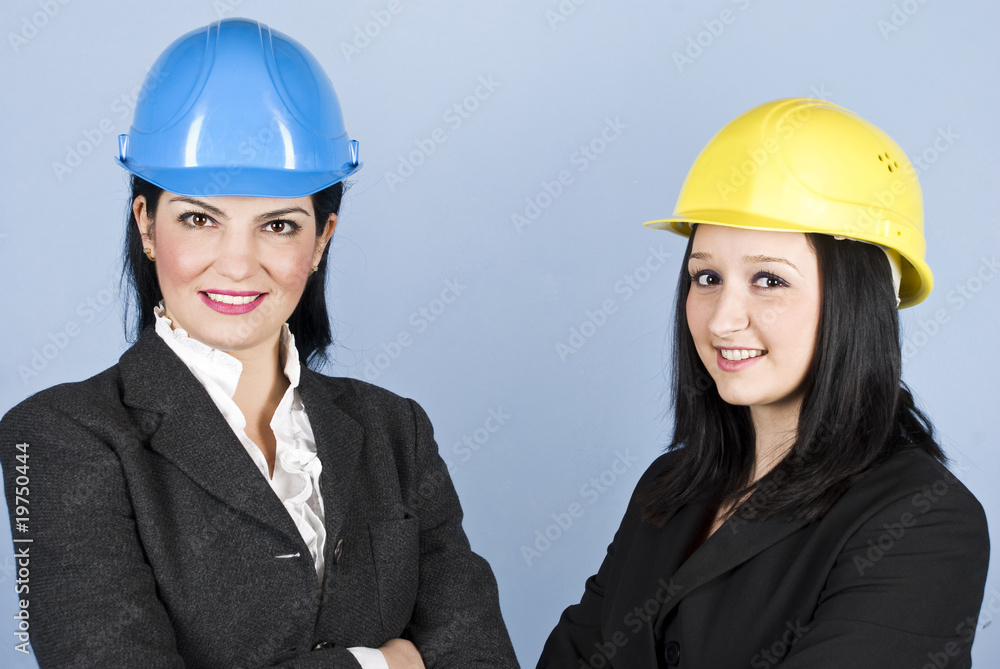 Portrait of architects women Portrait of architects women