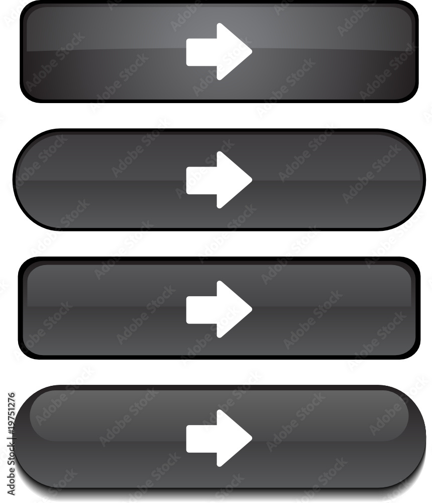 Arrow web buttons. Vector illustration Arrow web buttons. Vector illustration