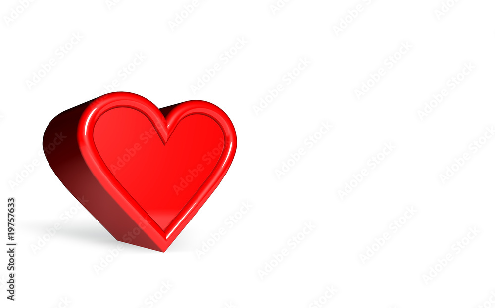 3D Heart Love Valentine's Day