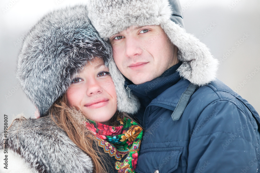 Young couple portrait Young couple portrait