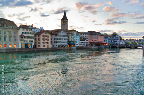 Zurich ciy in Switzerland photo