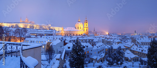 Quadro su tela prague in winter