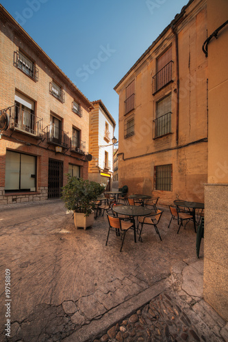 street restaurant in Toledo  Spain