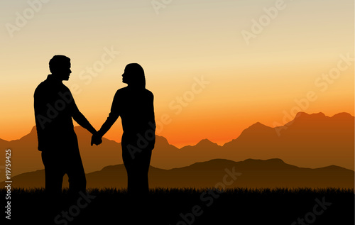 Building Loving Relationships (Sunset) © Brocreative