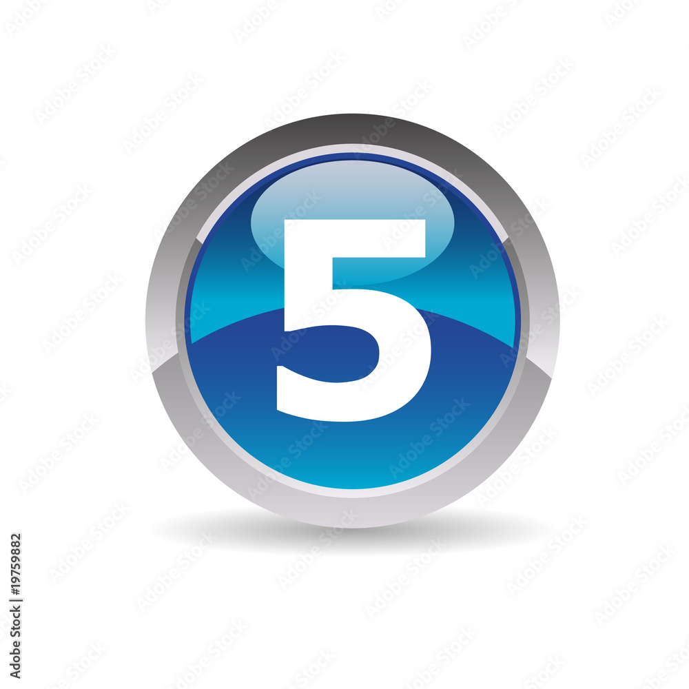 Picto cinq - Icon 5 five