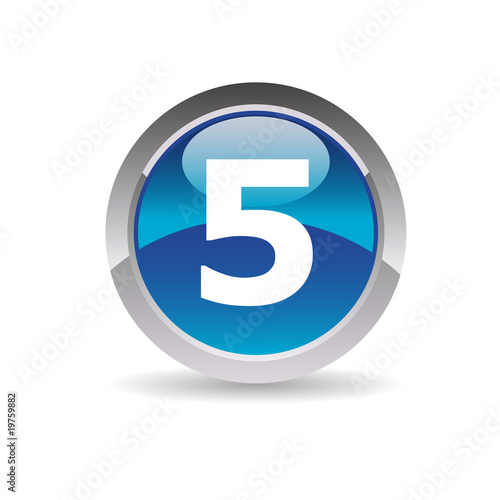 Picto cinq - Icon 5 five