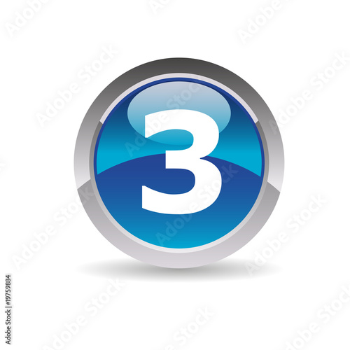 Picto trois - Icon 3 three