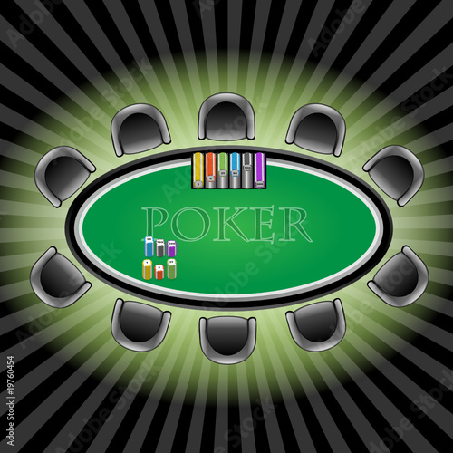 Poker table
