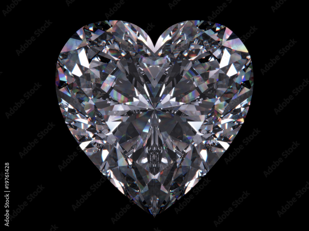 Fototapeta premium Diamond heart